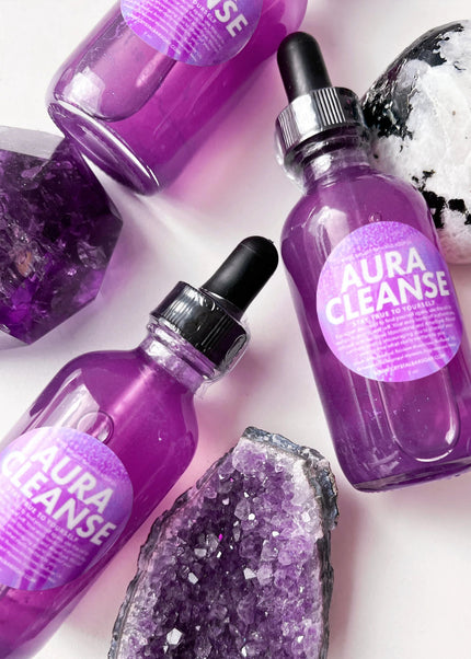 Aura Cleanse Crystal Bath & Body Oil - Crystal Bar Soap