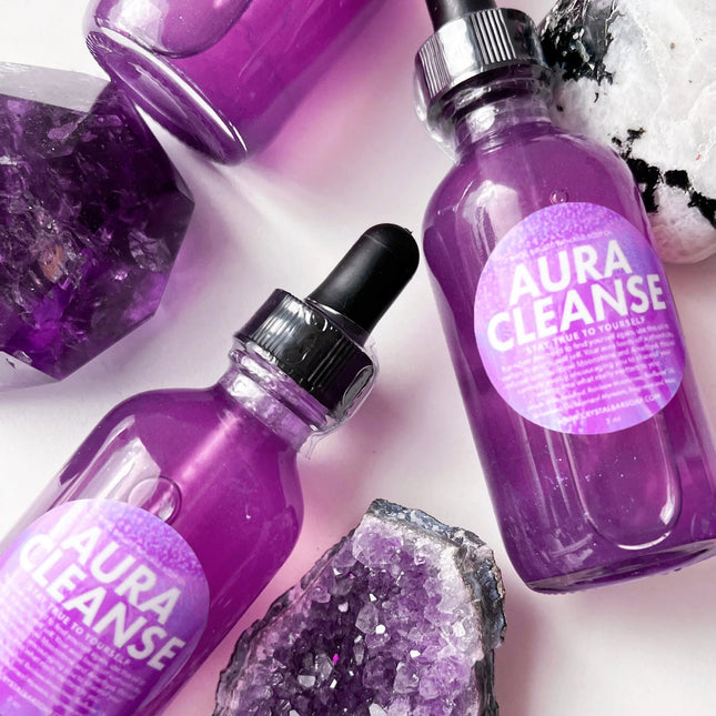 Aura Cleanse Crystal Bath & Body Oil - Crystal Bar Soap