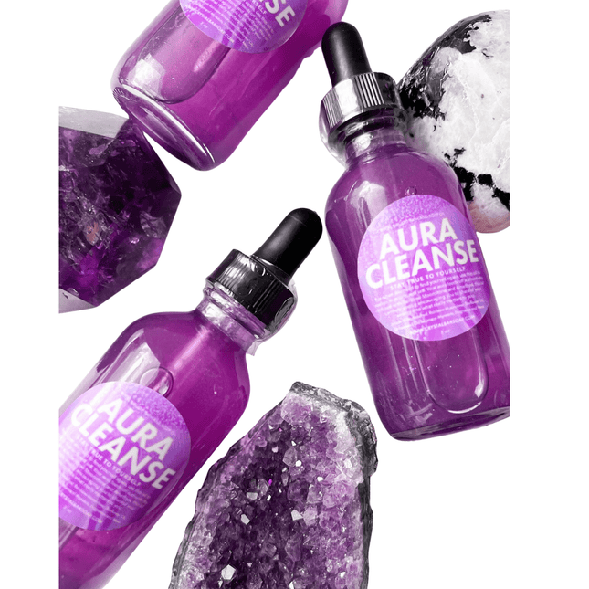 Aura Cleanse Crystal Bath & Body Oil - Crystal Bar Soap