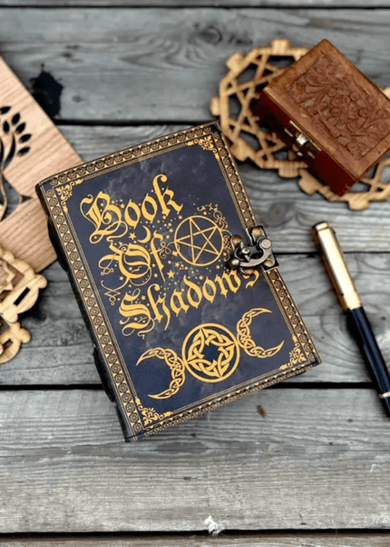 Book of Shadows Leather Vintage Journal - RK Handicrafts