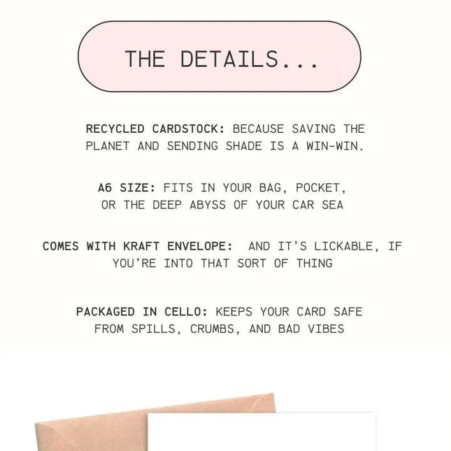 It Can't All Be Threesomes Card - Crimson and Clover Studios