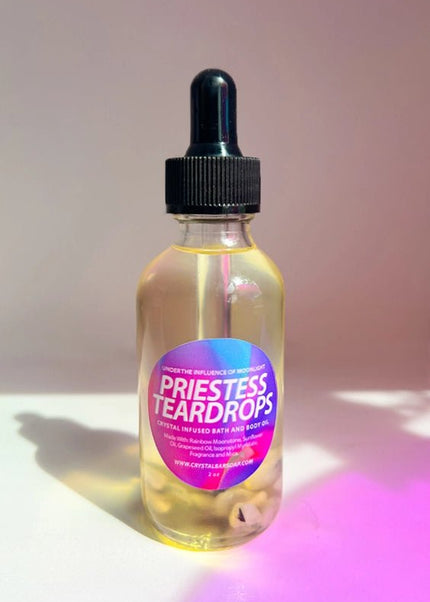 Priestess Teardrops Crystal Bath & Body Oil - Crystal Bar Soap