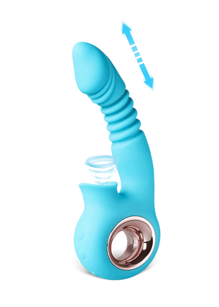 Blue 12 Speed Thrusting Toy
