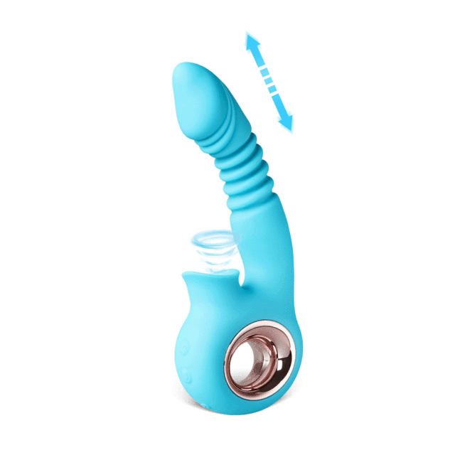 Blue 12 Speed Thrusting Toy