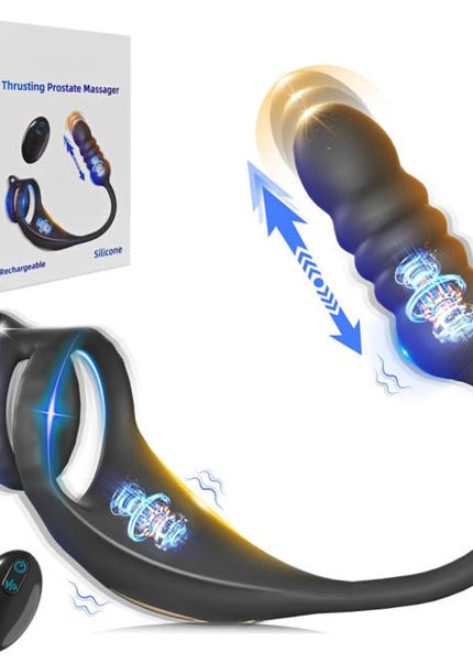 9 Speed Thrust and Ring with Remote - Heatwave Books