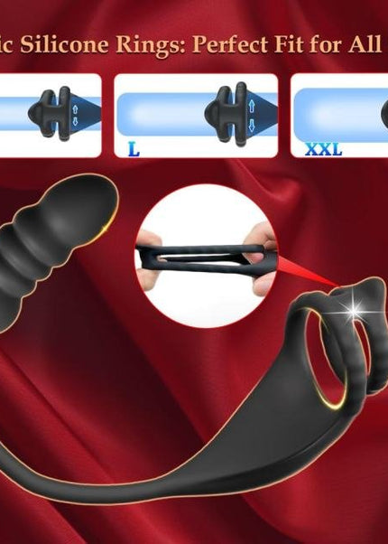 9 Speed Thrust and Ring with Remote - Heatwave Books