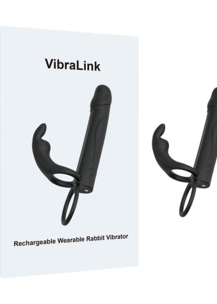 Black Wearable Rabbit Toy
