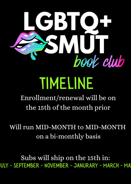 LGBTQ+ Smut Book Club Subscription (Enrollment Opens 6/15)