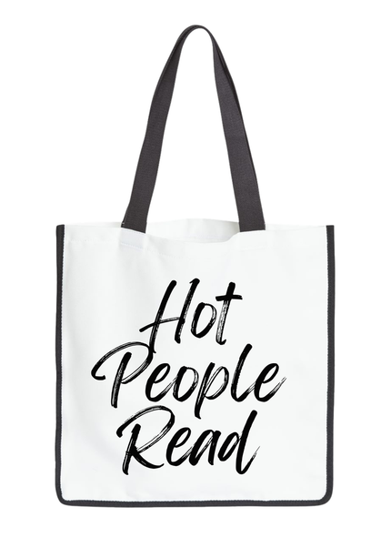 Hot People Read Large Tote