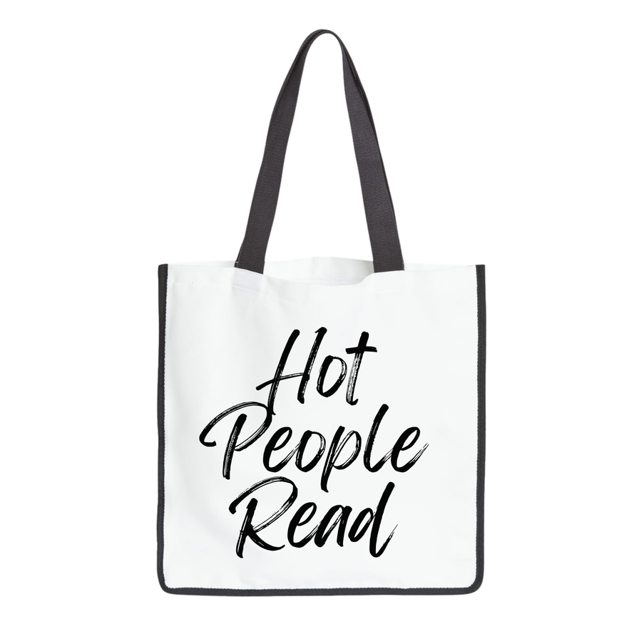 Hot People Read Large Tote
