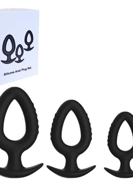 Black 3 Piece Flexible Plug Set - Heatwave Books
