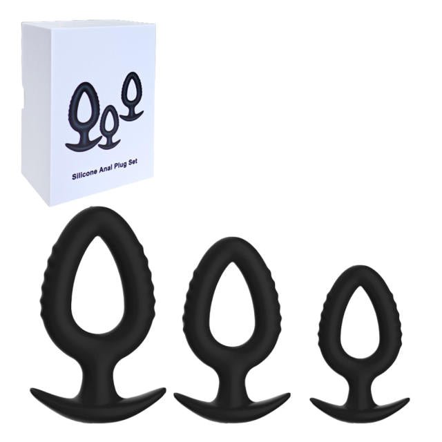 Black 3 Piece Flexible Plug Set - Heatwave Books