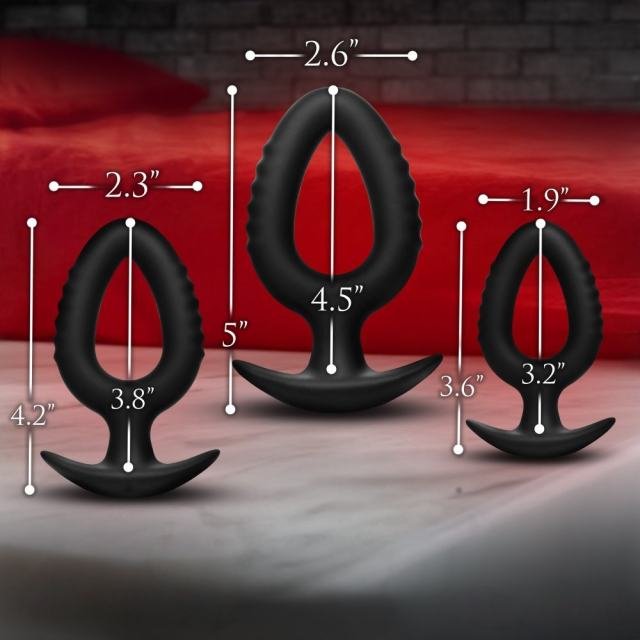 Black 3 Piece Flexible Plug Set - Heatwave Books