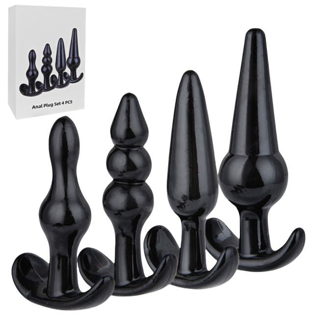 Black 4 Piece Plug Set - Heatwave Books