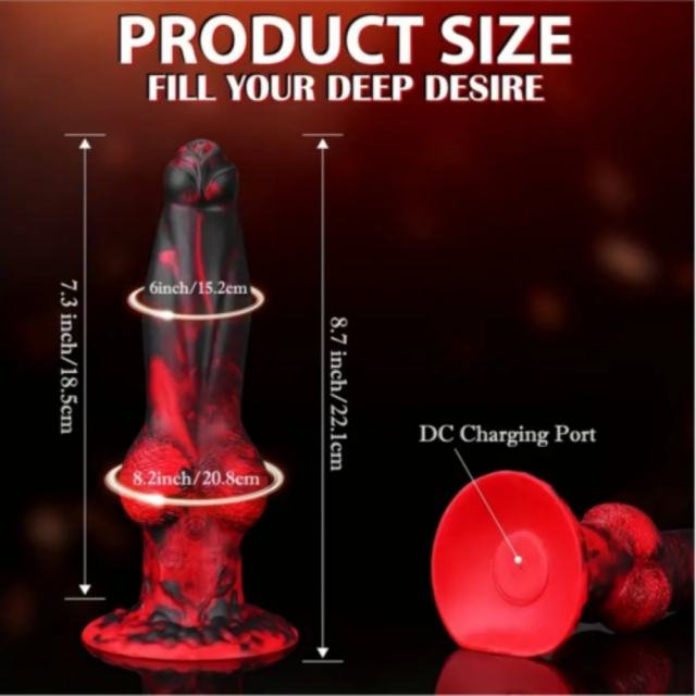Black and Red Remote Fantasy Toy - Heatwave Books