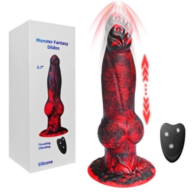 Black and Red Remote Fantasy Toy - Heatwave Books