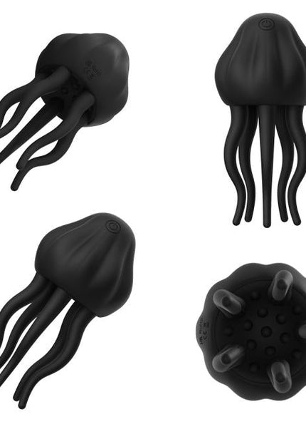Black Vibrating Massager Toy - Heatwave Books