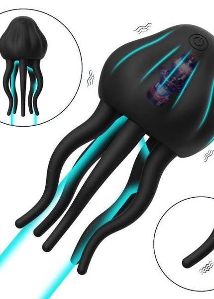 Black Vibrating Massager Toy - Heatwave Books