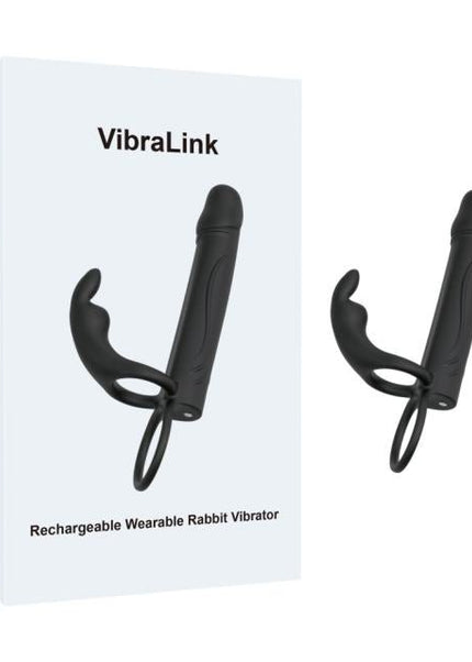 Black Wearable Rabbit Toy - Heatwave Books