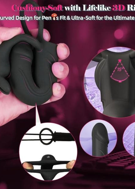 Black Wearable Rabbit Toy - Heatwave Books