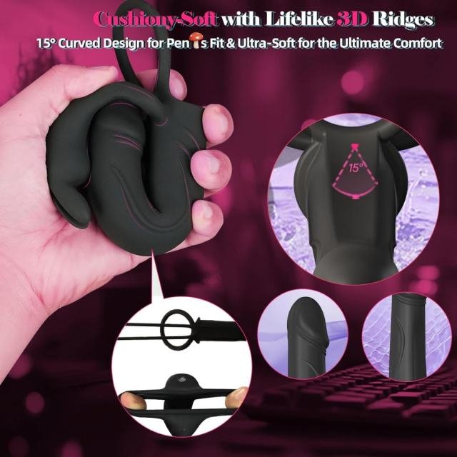 Black Wearable Rabbit Toy - Heatwave Books