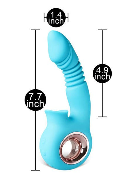Blue 12 Speed Thrusting Toy - Heatwave Books
