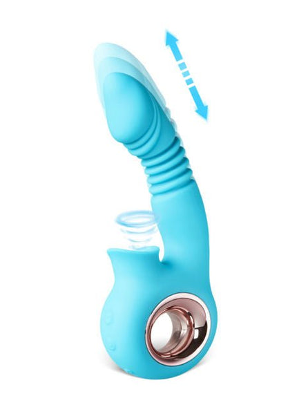Blue 12 Speed Thrusting Toy - Heatwave Books