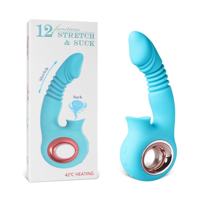 Blue 12 Speed Thrusting Toy - Heatwave Books