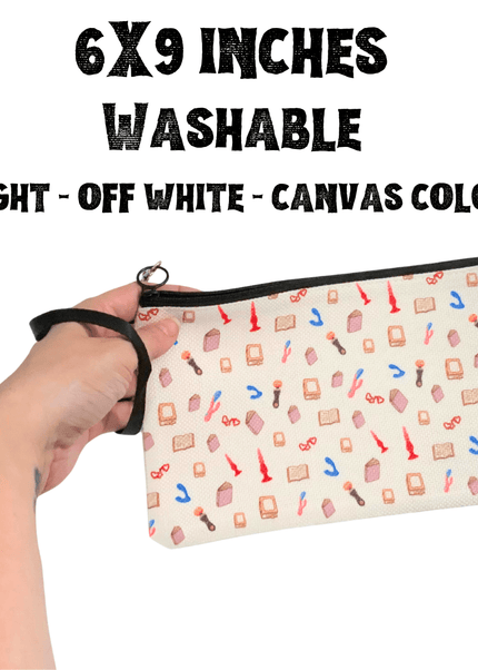 Books & Toys Canvas Wristlet - Heatwave Books