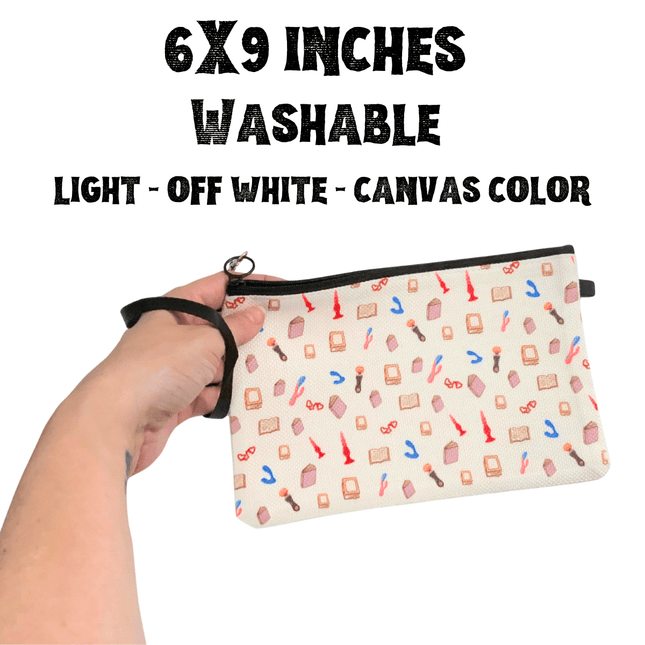 Books & Toys Canvas Wristlet - Heatwave Books