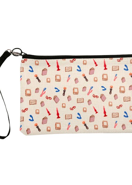 Books & Toys Canvas Wristlet - Heatwave Books