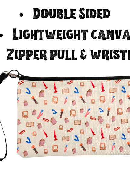 Books & Toys Canvas Wristlet - Heatwave Books