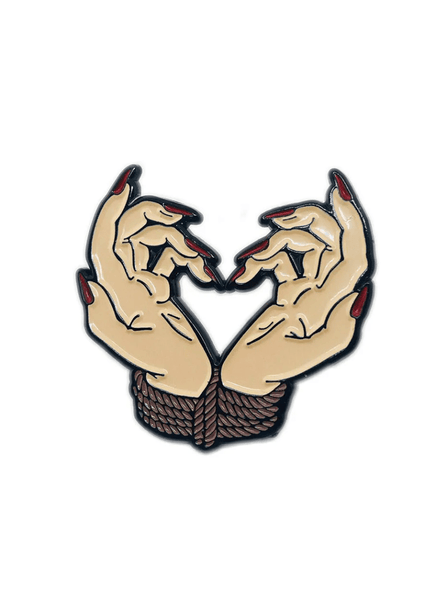 Bound by Love Enamel Pin - Geeky and Kinky
