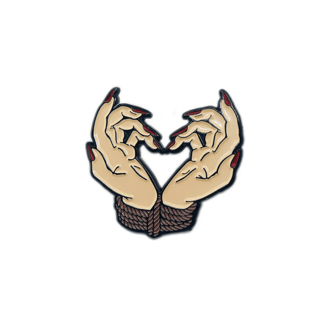 Bound by Love Enamel Pin - Geeky and Kinky