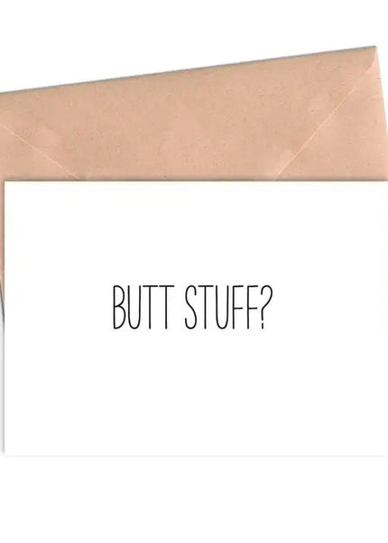 Butt Stuff Card - Crimson and Clover Studios