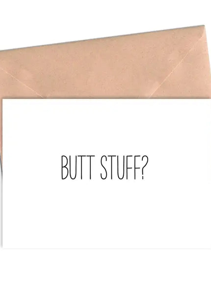 Butt Stuff Card