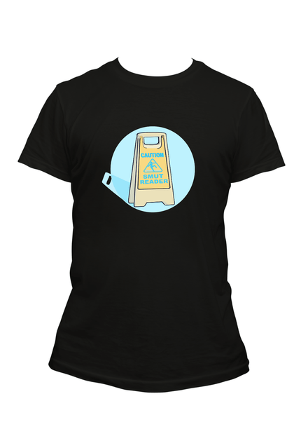Caution Smut Reader T-Shirt - Heatwave Books