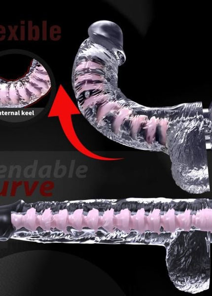 Clear and Pink Fantasy Toy - Heatwave Books