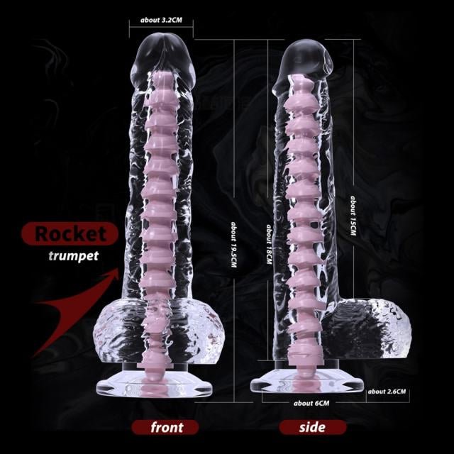 Clear and Pink Fantasy Toy - Heatwave Books