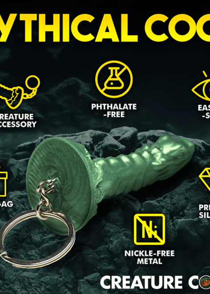 Cockness Monster Silicone Keychain - Creature Cocks