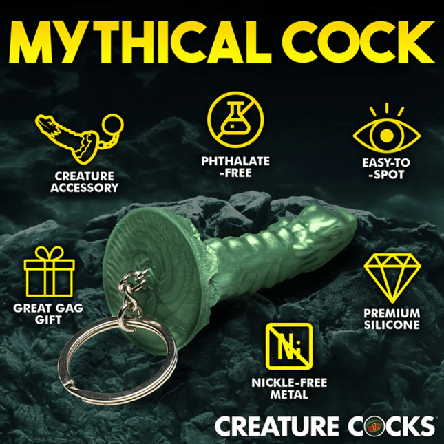 Cockness Monster Silicone Keychain - Creature Cocks