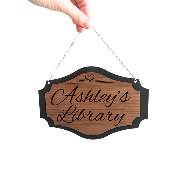 Custom Library Sign (8X5) - Heatwave Books