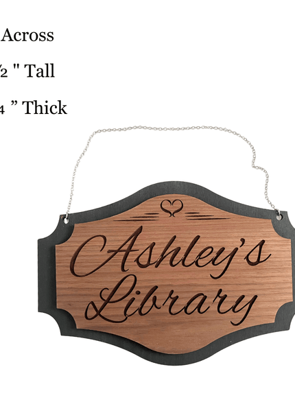 Custom Library Sign (8X5) - Heatwave Books