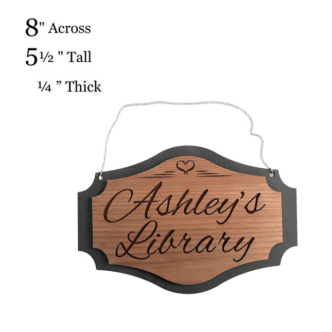 Custom Library Sign (8X5) - Heatwave Books