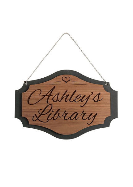 Custom Library Sign (8X5) - Heatwave Books