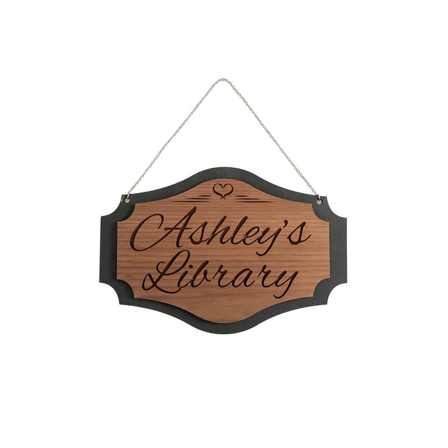 Custom Library Sign (8X5) - Heatwave Books