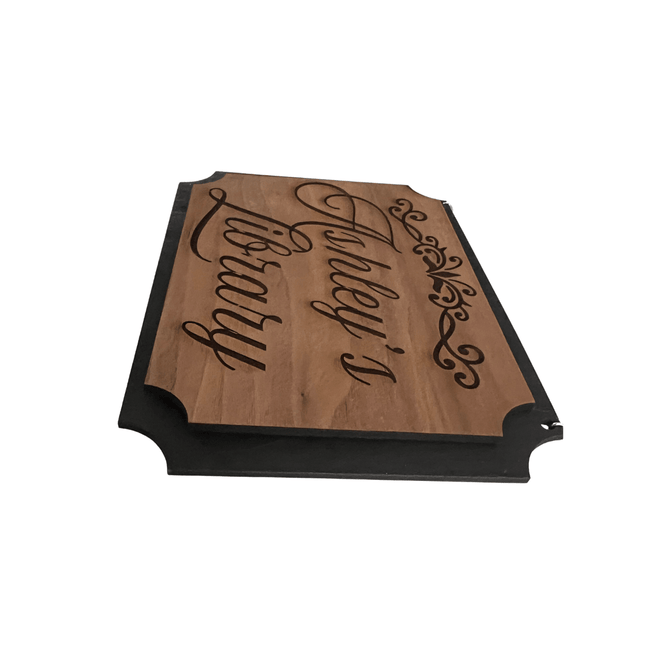 Custom Library Sign (8X6) - Heatwave Books