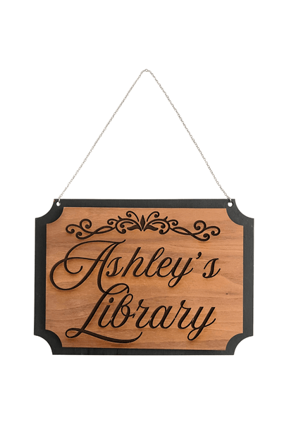 Custom Library Sign (8X6) - Heatwave Books