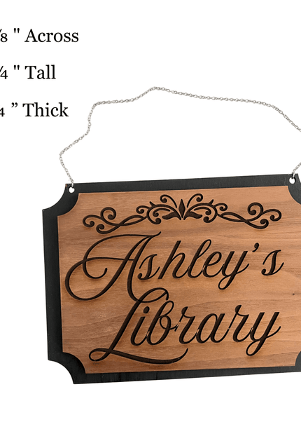 Custom Library Sign (8X6) - Heatwave Books
