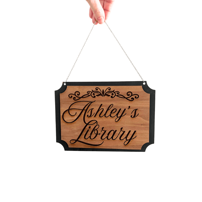 Custom Library Sign (8X6) - Heatwave Books